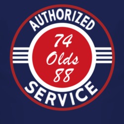 Authorized Service 1974 Oldsmobile Olds 88 Dark T Shirt