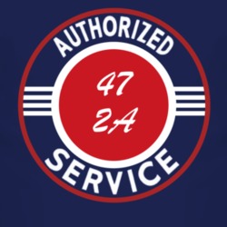 Authorized Service 1947 CJ 2A Dark T Shirt