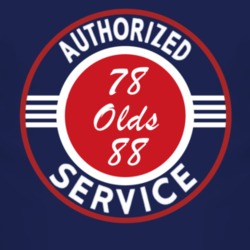Authorized Service 1978 Oldsmobile Olds 88 Dark T Shirt