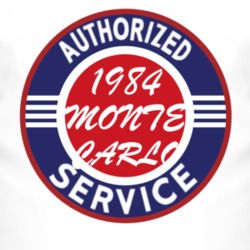 Authorized Service 1984 CHEVROLET MONTE CARLO T Shirt