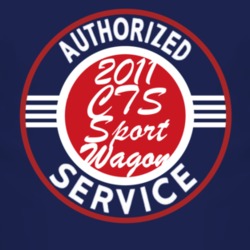Authorized Service 2011 Cadillac CTS Sport Wagon Dark T Shirt