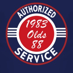 Authorized Service 1983 Oldsmobile Olds 88 Dark T Shirt