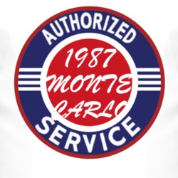 Authorized Service 1987 CHEVROLET MONTE CARLO T Shirt