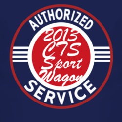 Authorized Service 2013 Cadillac CTS Sport Wagon Dark T Shirt