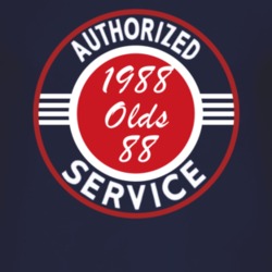 Authorized Service 1988 Oldsmobile Olds 88 Dark T Shirt