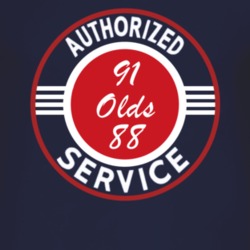 Authorized Service 1991 Oldsmobile Olds 88 Dark T Shirt