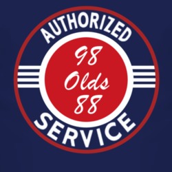 Authorized Service 1998 Oldsmobile Olds 88 Dark T Shirt