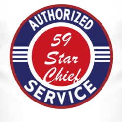 Authorized Service 1959 Pontiac Star Chief T Shirt