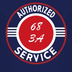 Authorized Service 1968 FJ 3A Dark T Shirt