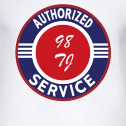 Authorized Service 1998 Wrangler TJ T Shirt