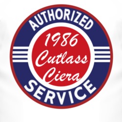 Authorized Service 1986 Oldsmobile Cutlass Ciera T Shirt