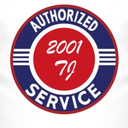 Authorized Service 2001 Wrangler TJ T Shirt