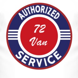 Authorized Service 1972 Chevy Van T Shirt