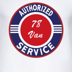 Authorized Service 1978 Chevy Van T Shirt