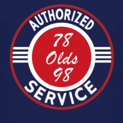 Authorized Service 1978 Oldsmobile Olds 98 Dark T Shirt