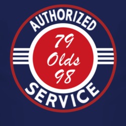 Authorized Service 1979 Oldsmobile Olds 98 Dark T Shirt
