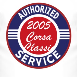Authorized Service 2005 Chevy Corsa Classic T Shirt