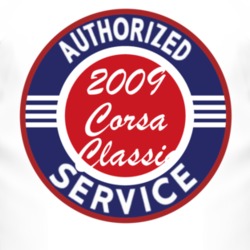 Authorized Service 2009 Chevy Corsa Classic T Shirt