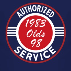 Authorized Service 1983 Oldsmobile Olds 98 Dark T Shirt
