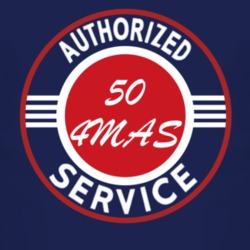 Authorized Service 1950 CJ 4MAS Dark T Shirt
