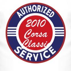 Authorized Service 2010 Chevy Corsa Classic T Shirt