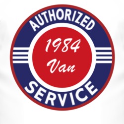 Authorized Service 1984 Chevy Van T Shirt