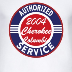 Authorized Service 2004 Grand Cherokee Columbia T Shirt