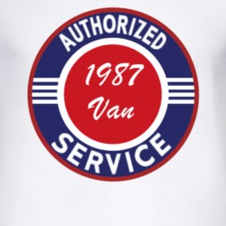 Authorized Service 1987 Chevy Van T Shirt