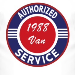 Authorized Service 1988 Chevy Van T Shirt