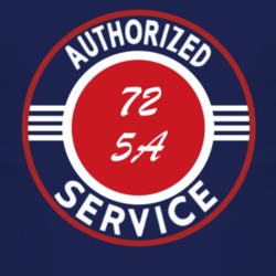 Authorized Service 1972 DJ 5A Dark T Shirt