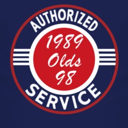 Authorized Service 1989 Oldsmobile Olds 98 Dark T Shirt