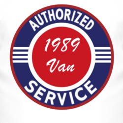 Authorized Service 1989 Chevy Van T Shirt