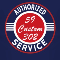 Authorized Service 1959 Custom 302 Dark T Shirt