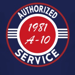 Authorized Service 1981 Chevy A-10 Dark T Shirt