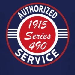 Authorized Service 1915 Chevy Series 490 Dark T Shirt