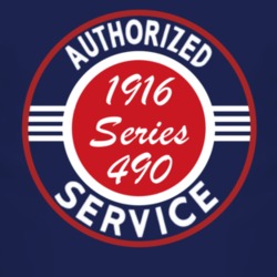 Authorized Service 1916 Chevy Series 490 Dark T Shirt