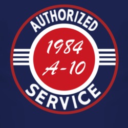 Authorized Service 1984 Chevy A-10 Dark T Shirt
