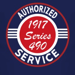 Authorized Service 1917 Chevy Series 490 Dark T Shirt