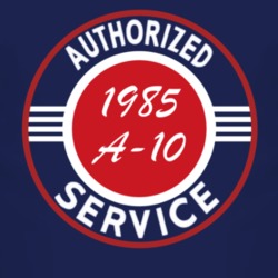 Authorized Service 1985 Chevy A-10 Dark T Shirt