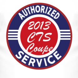 Authorized Service 2013 Cadillac CTS Coupe T Shirt