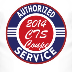 Authorized Service 2014 Cadillac CTS Coupe T Shirt