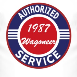 Authorized Service 1987 XJ Wagoneer T Shirt