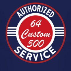 Authorized Service 1964 Custom 500 Dark T Shirt