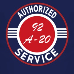 Authorized Service 1992 Chevy A-20 Dark T Shirt