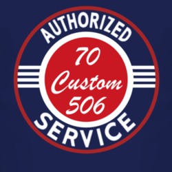 Authorized Service 1970 Custom 506 Dark T Shirt