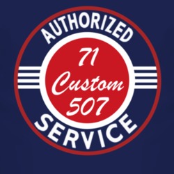 Authorized Service 1971 Custom 507 Dark T Shirt