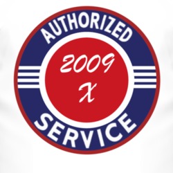 Authorized Service 2009 JK X T Shirt