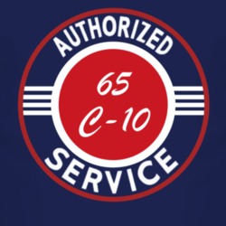Authorized Service 1965 Chevy C-10 Dark T Shirt