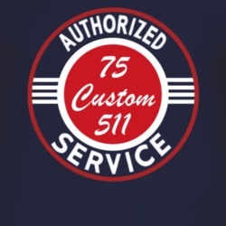 Authorized Service 1975 Custom 511 Dark T Shirt