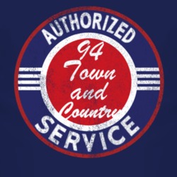 Authorized Service 1994 Chrysler Town and Country Distressed Look Dark